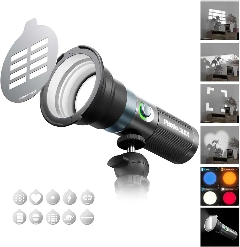 PHOTOOLEX Led RGB Spotlight — Фонарь Flashlight — фото 1