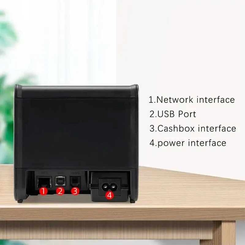 Оптом - Принтер чеков Xprinter XP-80T USB Printer термопринтер 80мм — фото 3