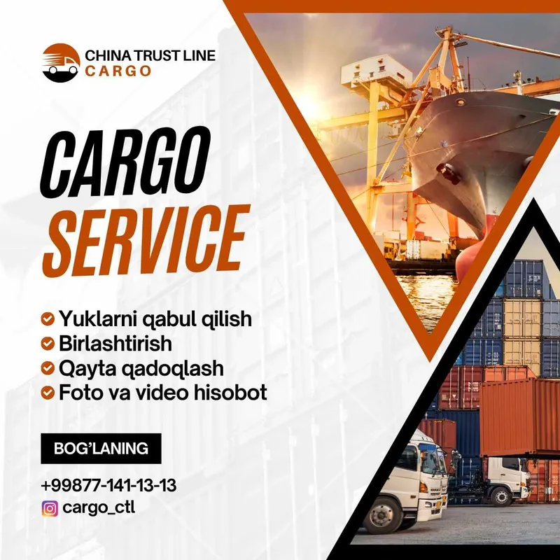 Katta Yuk Cargo Xitoydan Toshkentga