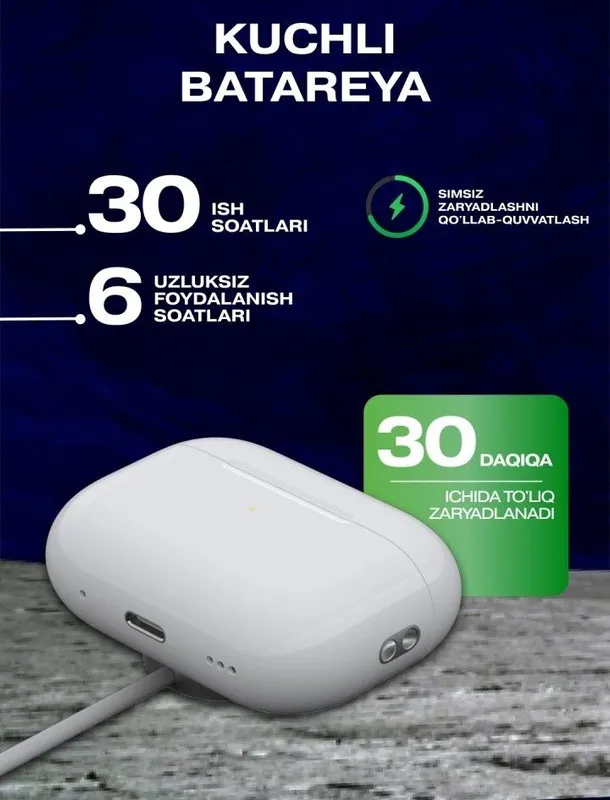 Yangi simsiz quloqchinlarimiz Pods pro 2 sotiladi. Mutlaq yangi. — фото 4
