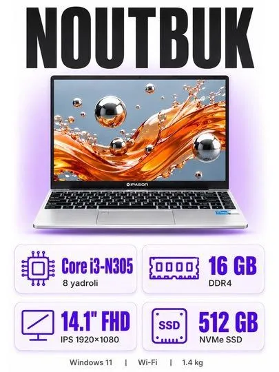 Noutbuk Ipason MacbookM-3 5 Noutbuk Ipason MacbookM-3 5