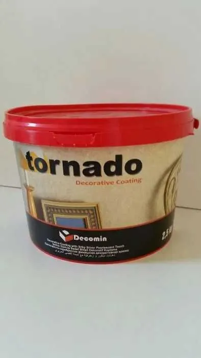 Decomin Tornado Effect Gold - краска шелковистая, золотая жемчужина — фото 1