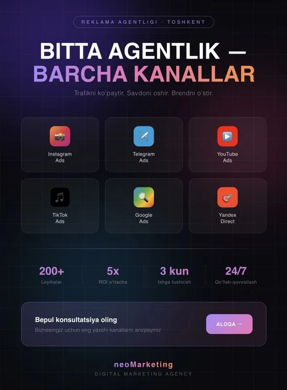 SMM | Target | Marketing xizmatlari