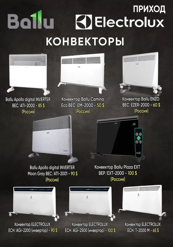 Конвектор. Обогреватель. Ballu Apollo — фото 3