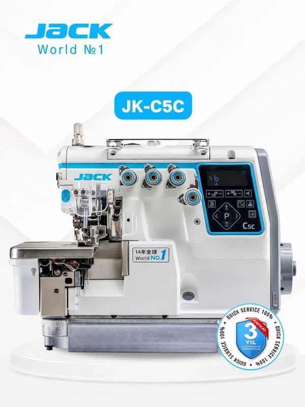 JACK C5C suniy intelektli avtomat overlok yengi karobkada optom narxda