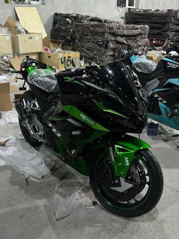 Спортбайк ninja 400сс мотоцикл — фото 5