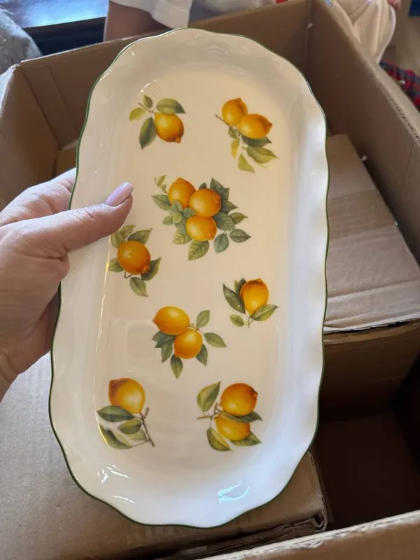 Фарфоровый сервиз Royal Home Tableware «Лимоны» 1