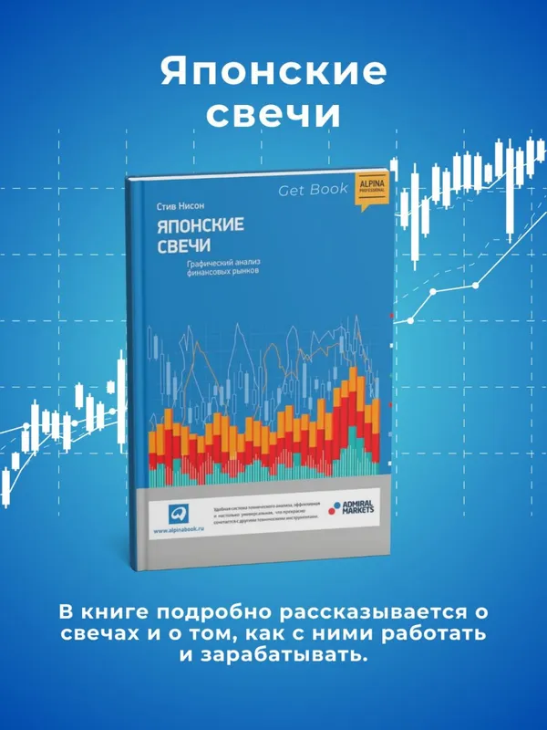 Технический анализ, Японские свечи, Трейдинг для начинающих — комплект из 3 книг — фото 2