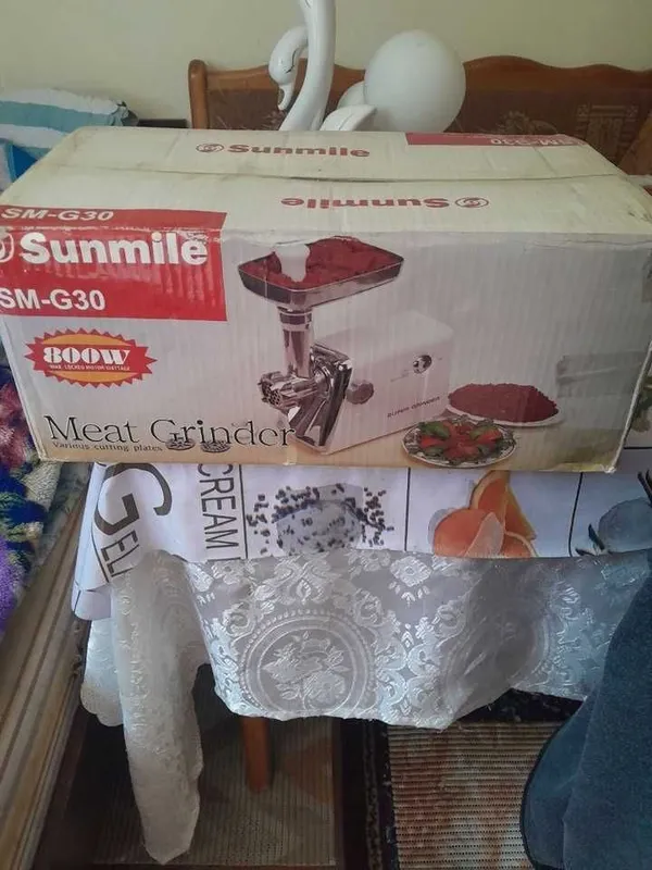 электрический мясорубка Sunmile SM G30 НОВЫЙ ! — фото 1 электрический мясорубка Sunmile SM G30 НОВЫЙ ! — фото 1