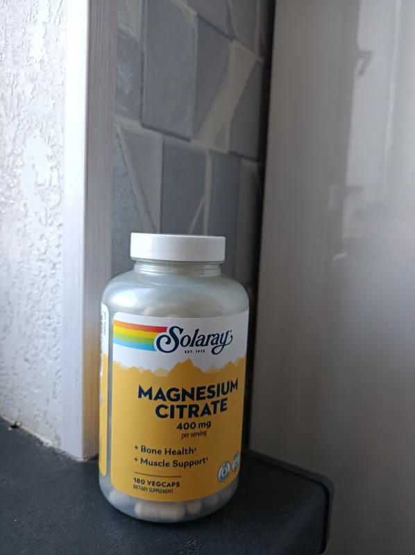MEGA AKSIYA !!! Solaray Magnesium Citrate 400 mg 180ta (Original, AQSH — фото 1