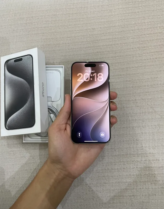 iPhone 15 Pro, eSIM, 128 ГБ, 89%, не вскрывался 2