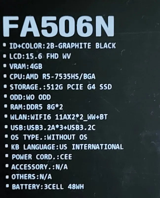 Ноутбук Asus TUF A15 — фото 2