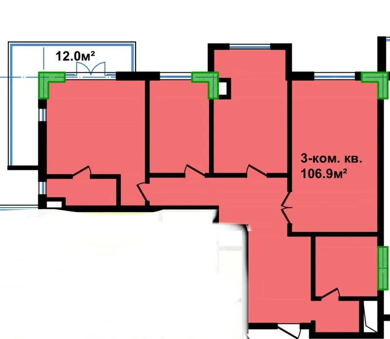 Sutkalik 4 xonali kvartira, 161,04 m², Yakkasaroy tumani 4