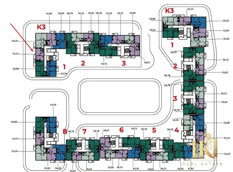 Продаётся 1-комнатная квартира в ЖК OZ ZAMIN 5 Продаётся 1-комнатная квартира в ЖК OZ ZAMIN 5