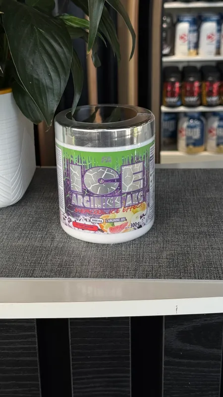 FA Ice Arginine AKG 3000 mg 300 gr servings.