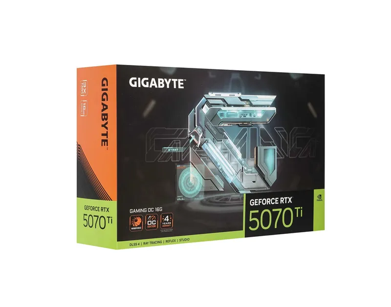 - Видеокарта Gigabyte RTX 5070 Ti GAMING OC 16GB 4