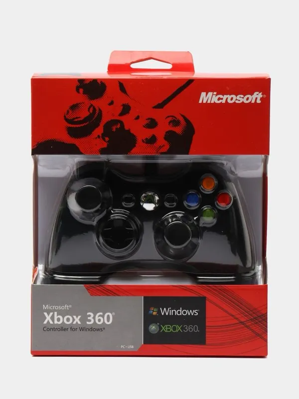 Джойстик для Xbox 360 проводной, подходит для ПК и ноутбука — фото 5