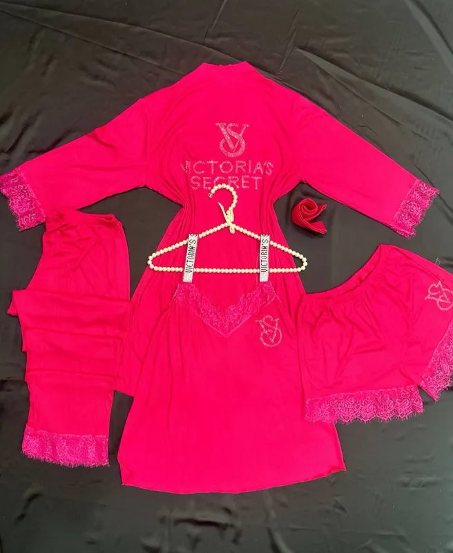Ночной комплект Victoria's Secret 4 шт. 2 Ночной комплект Victoria's Secret 4 шт. 2