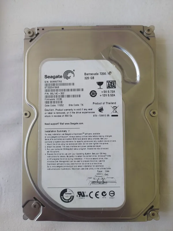 HARD 1TB,500GB,320GB Нерабочие 20000сум — фото 4 HARD 1TB,500GB,320GB Нерабочие 20000сум — фото 4