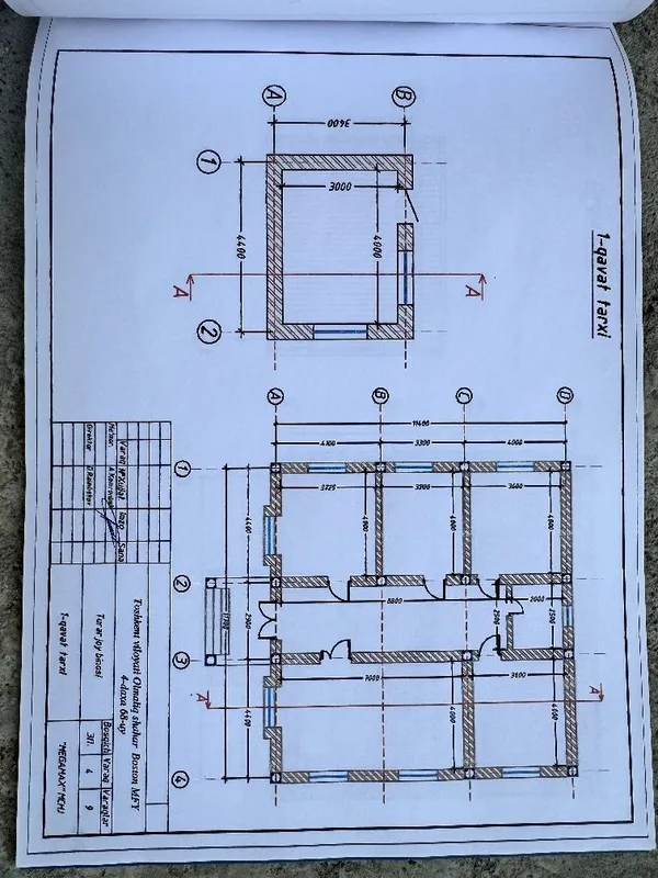 ДСК Бустон 3 соток 5 хона 110m2. Участка сотилади. — фото 1