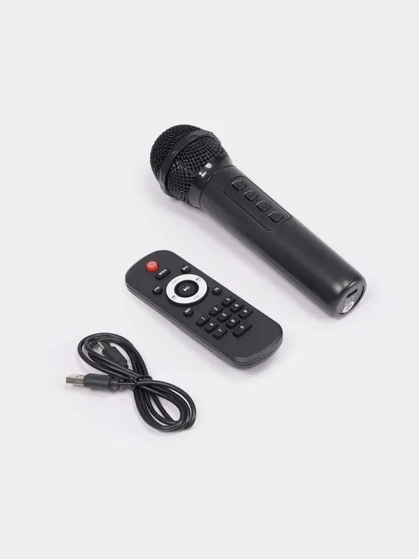 Колонка беспроводная портативная ZQS8301 Sing-e караоке с RGB-подсветкой, Bluetooth — фото 5