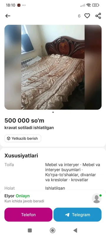 kravat sotiladi