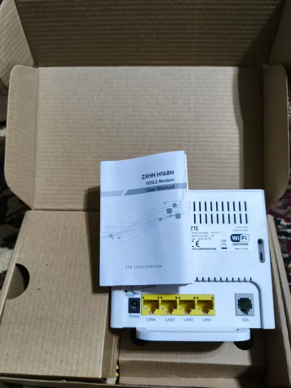 ZXHN H168N
Тип устройства VDSL2 / ADSL2+ — фото 2