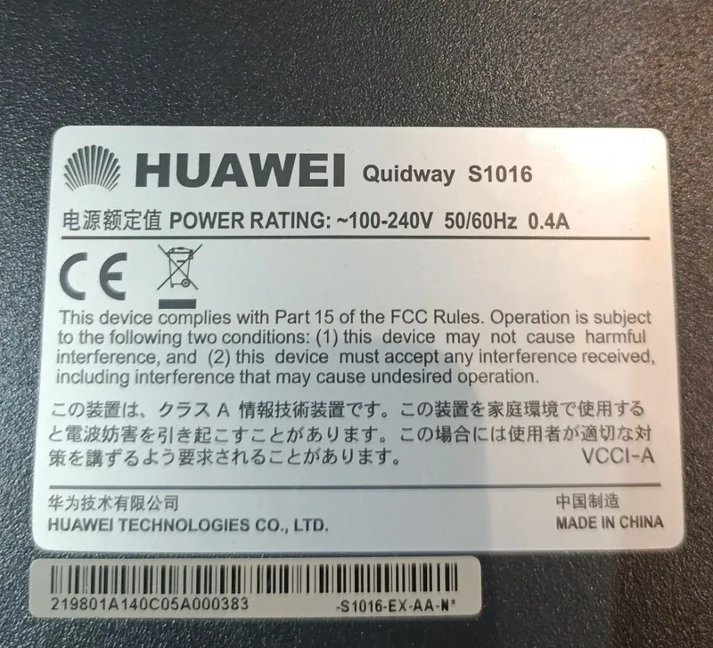 Huawei Quidway s1016 . — фото 1