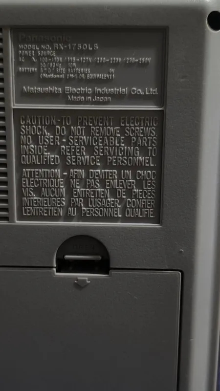 Panasonic magnitofon 3