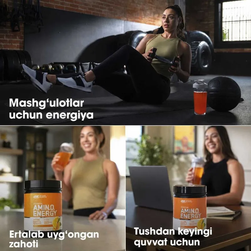 Optimum Nutrition Amino Energy 270 g Orange (AKSIYADA) — фото 6