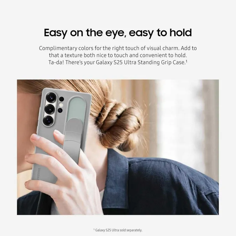 Original Samsung Galaxy S25 Ultra Чехол Standing Grip Phone Case — фото 2