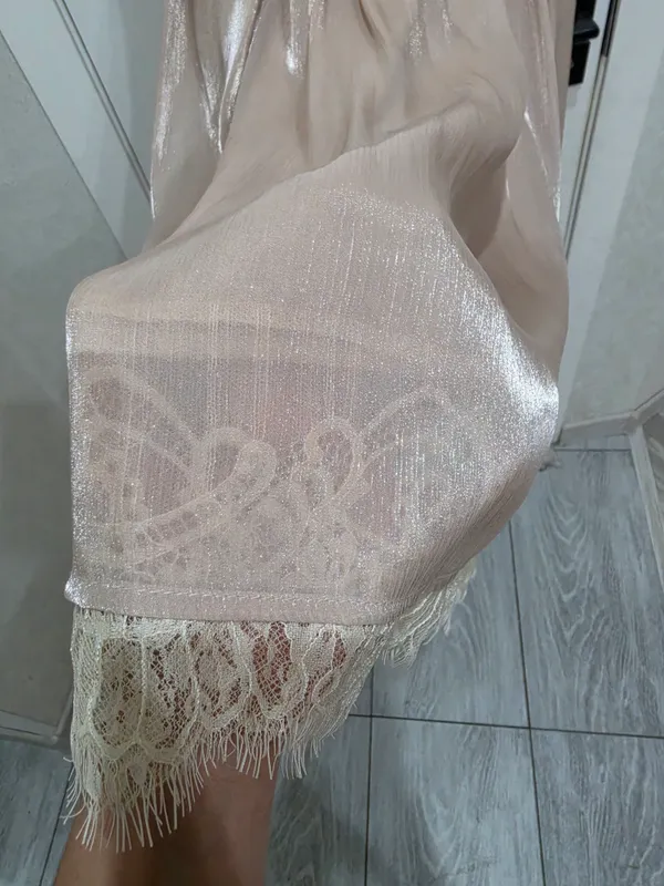 Юбка из органза и гипюра — фото 3