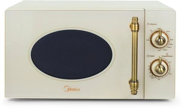Микроволновая печь Midea MG820CJ9-I2, 20 л, кварцевый гриль, ретро, сл
