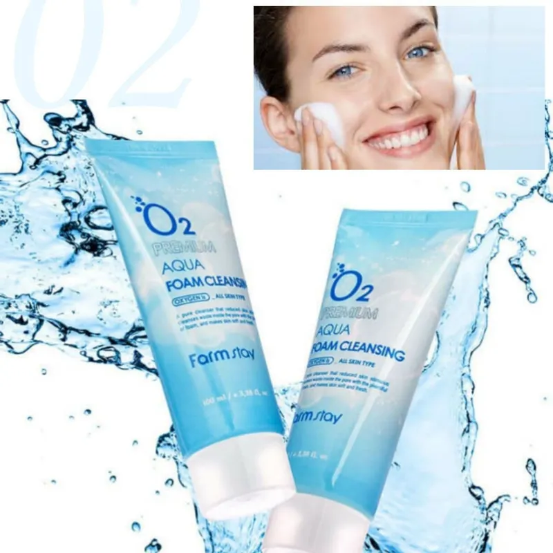 02 PREMIUM AQUA FOAM CLEANSING | FARMSTAYDAN TERINI TOZALASH UCHUN KISLORODLI PENKA 1