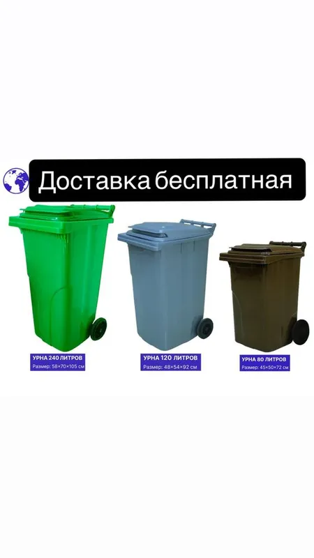 Бак бак урна мусор челак musor chelak