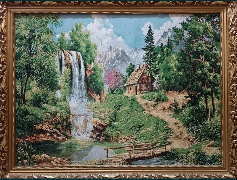 Гобелен. Качественно вышит. Гобелен. Качественно вышит.
