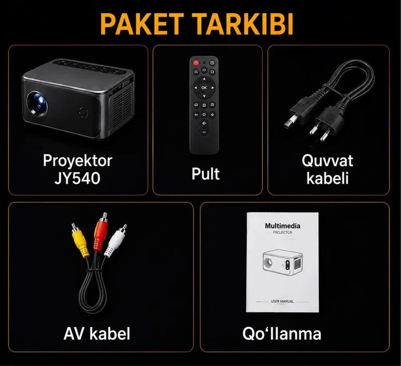 Smart proektor jy540 android 8 Smart proektor jy540 android 8