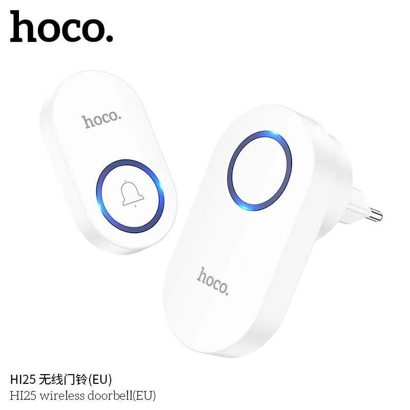Hoco HI25 Беспроводной дверной звонок Wireless doorbell (евростандарт) — фото 3