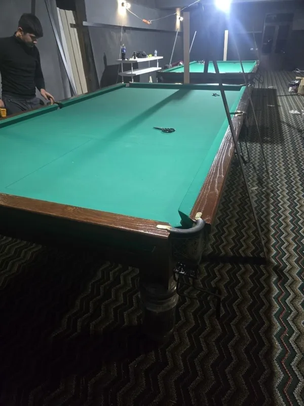 Billiard stollar tamirlash | ремонт бильярдного стола — фото 1