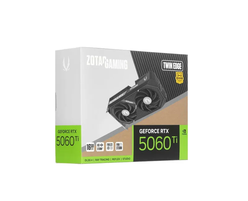 - Видеокарта Zotac GAMING GeForce RTX 5060 Ti Twin Edge 16GB 4 - Видеокарта Zotac GAMING GeForce RTX 5060 Ti Twin Edge 16GB 4