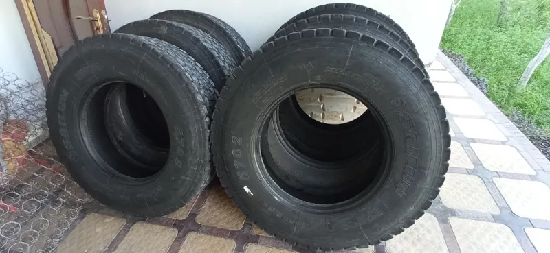 Шины Sailun для КамАЗ, 280, бескамерные, 2 штуки 2