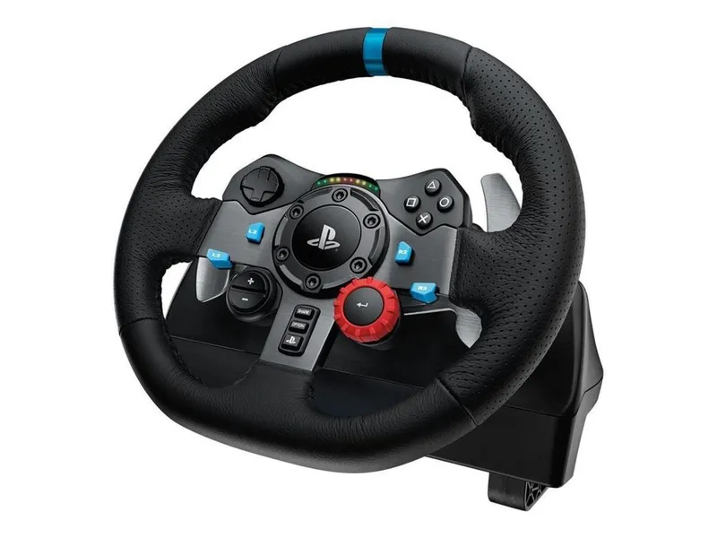 Logitech G29 игровой руль с педалями для реалистичных гонок. — фото 2