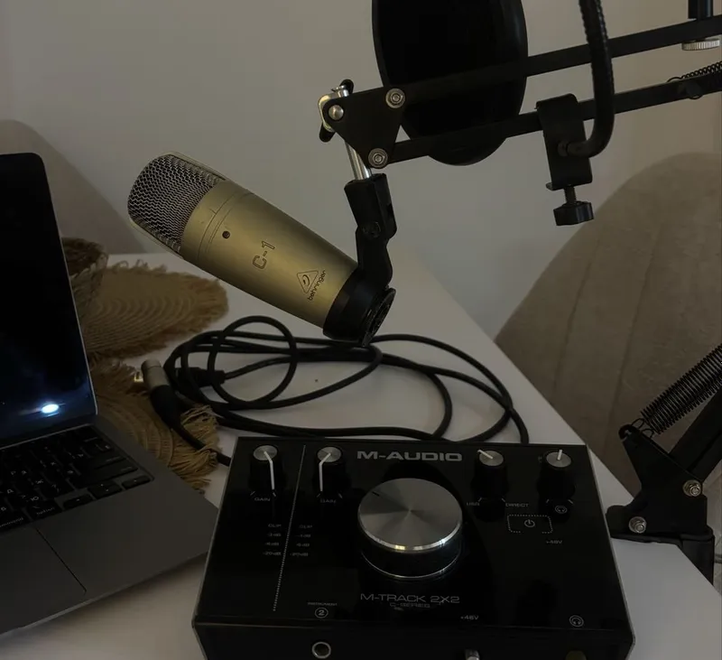 M-Audio M-Track2X2+BehringerC-1 studiya to‘plami 1 M-Audio M-Track2X2+BehringerC-1 studiya to‘plami 1