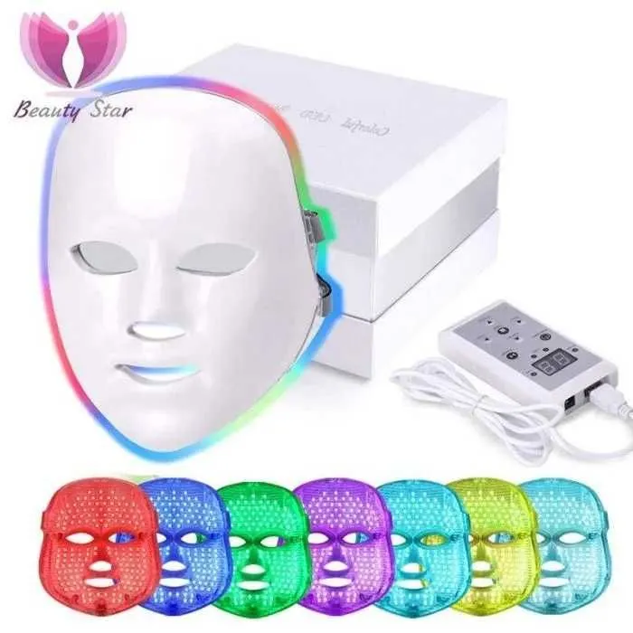 Косметологическая Световая чудо-маска Colorful LED beauty mask.