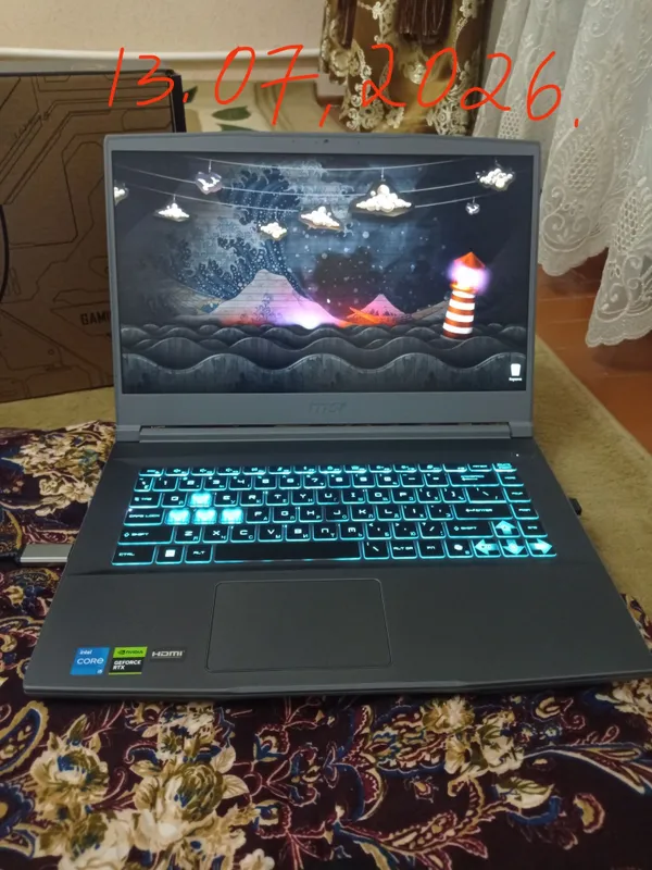 MSI GEMING NOUTBUGI CORE i5, 13 avlod , ram 8 gb , ssd 512 gb, rtx2050 4 MSI GEMING NOUTBUGI CORE i5, 13 avlod , ram 8 gb , ssd 512 gb, rtx2050 4