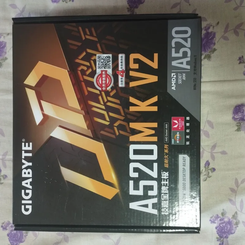 Yangi AMD Ryzen 5 5500 + Gigabyte A520M-K V2 + 16 GB DDR4. Мать, проц, 1 Yangi AMD Ryzen 5 5500 + Gigabyte A520M-K V2 + 16 GB DDR4. Мать, проц, 1