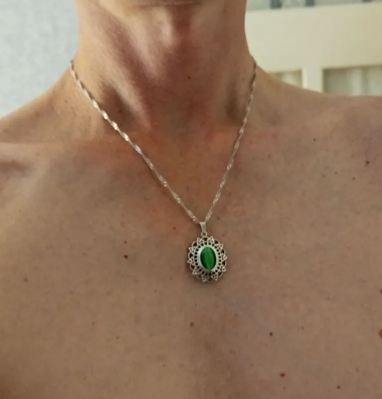 Женский кулон серебро 925. 5