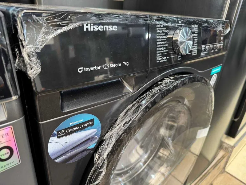 Стиральная машина Hisense 7 кг WF3S7021BB Inverter Steam Wi-Fi — фото 3