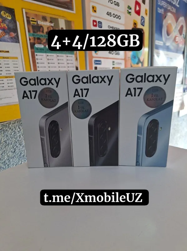 Samsung A17 4+4/128GB