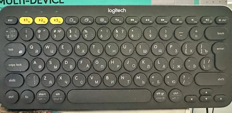 simsiz klaviatura Logitech K380 Multi-Device 2 simsiz klaviatura Logitech K380 Multi-Device 2